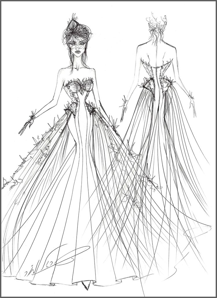 מיוחד: מעצבים את שמלת הכלה של בריטני 3