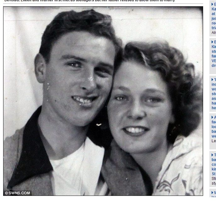 האב סרב, והזוג התחתן בגיל 70 2