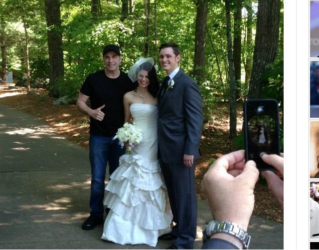 ג'ון טרבולטה נדחף לצילומי חתונה 2