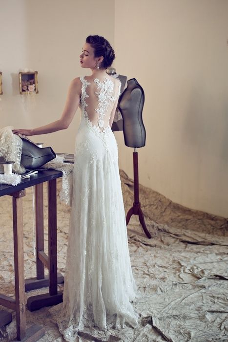 רומן בלבן 2014: שמלות כלה עדכניות 7