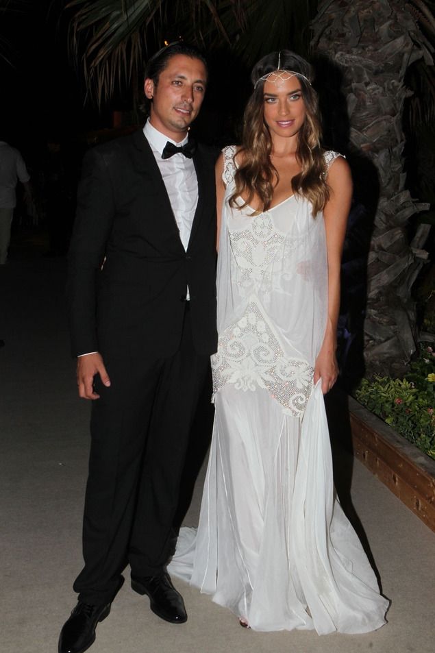 גרוסמן ושפורמן ביום חתונתם, עכשיו הם כבר המשיכו הלאה (צילום: ראובן שנייר, באדיבות וואלה סלבס)