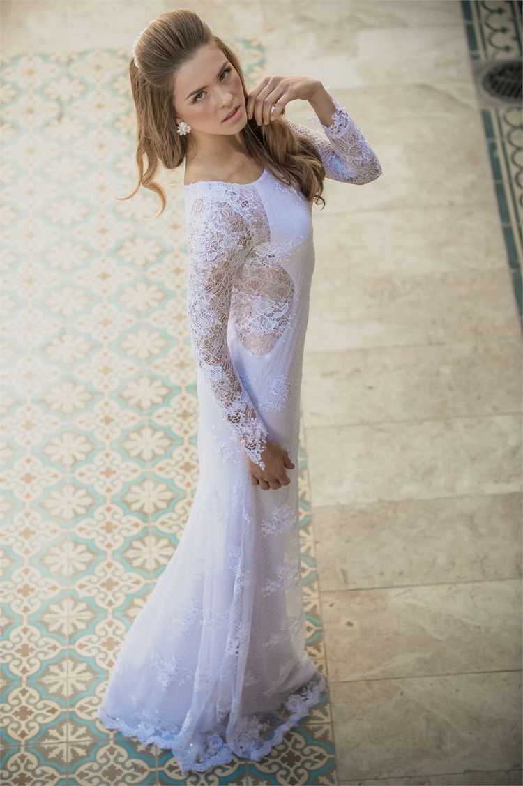 חנה דאי 2015: שמלות כלה עם בד מיוחד 2