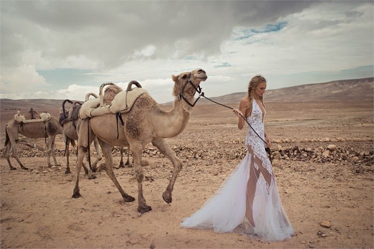 זוג 2015: שמלות כלה במראה מדברי 4