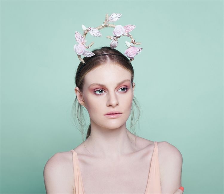 טרנד 2015: הד פיס פרחוני לראש הכלה 2