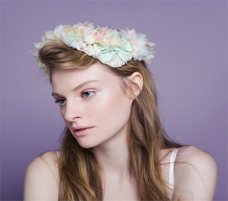 טרנד 2015: הד פיס פרחוני לראש הכלה 10