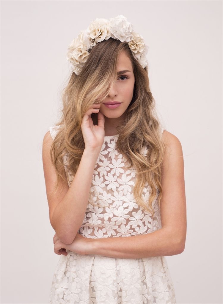 טרנד 2015: הד פיס פרחוני לראש הכלה 11