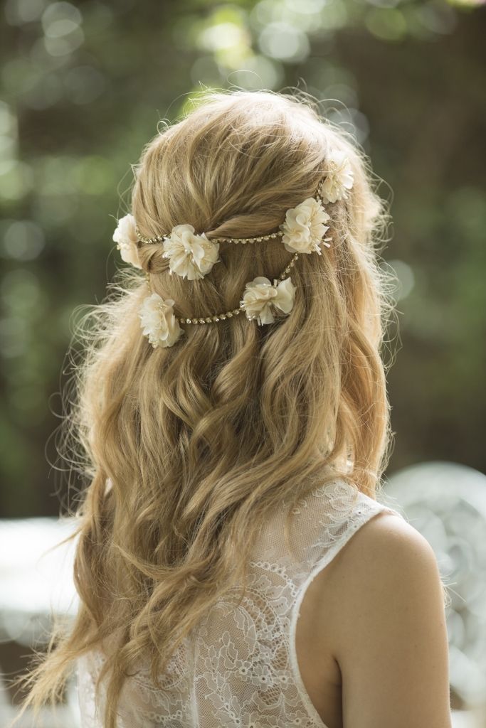 טרנד 2015: הד פיס פרחוני לראש הכלה 8