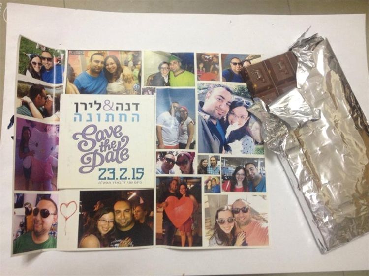 השקיעו בעטיפה והכינו הזמנה אישית, צבעונית ומתוקה. ההזמנה של לירן קינן (צילום: לירן קינן)