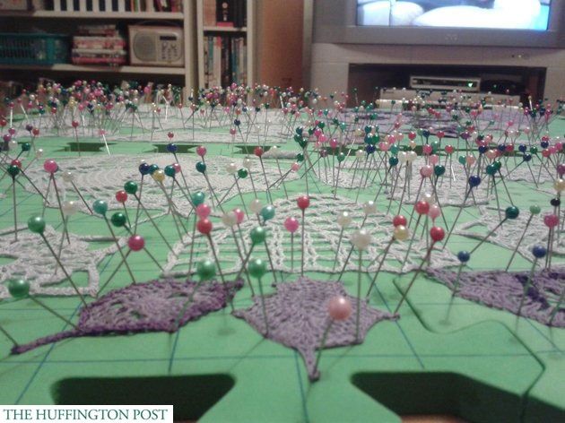 סרגה במשך אלף שעות את שמלת הכלה 4