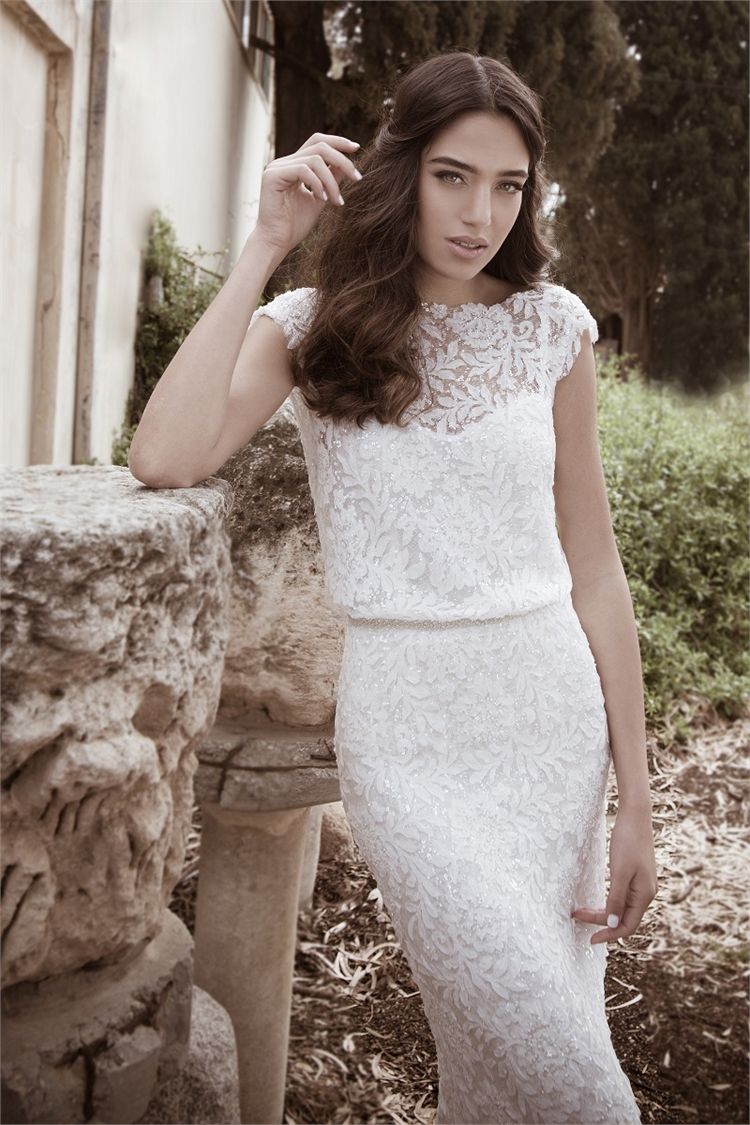 בואי כלה 2015: שמלות כלה עם אקססוריז 4