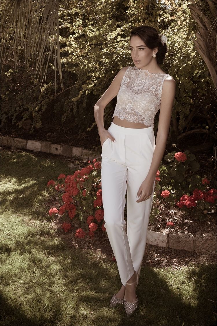 בואי כלה 2015: שמלות כלה עם אקססוריז 2