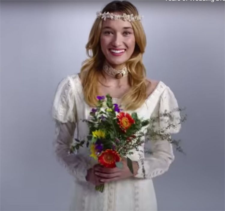 100 שנה של שמלות כלה בשלוש דקות 4