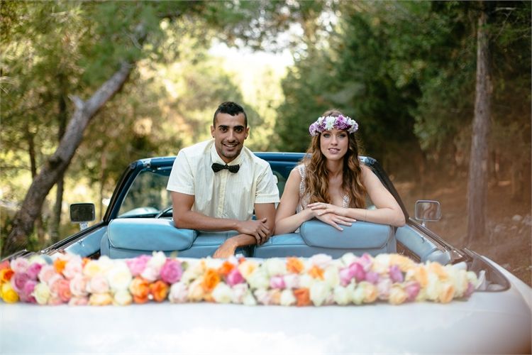 בוהו על גלגלים: רכב חתונה בסטייל 8