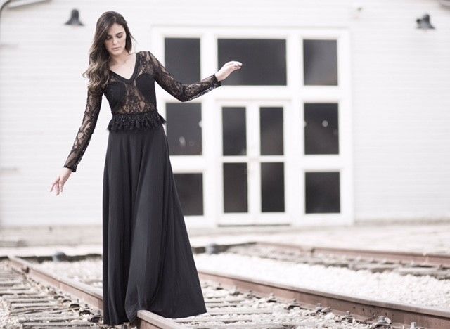 שמלות ערב 2016: שקוף שזה אופנתי 2