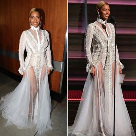 קווין B כחול לבן: ביונסה לובשת ענבל דרור 4