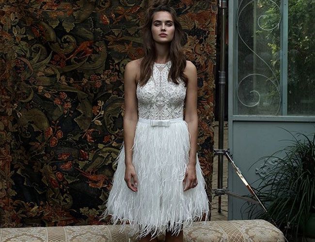 שיקית ומרחפת בדרך לחופה, שמלת הכלה בעיצובה של ליהי הוד (צילום: אייל נבו)