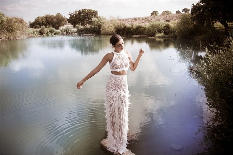 נוכחות חלומית בדרך לחופה, בעיצובו של מתן שקד (צילום: עמיר צוק)