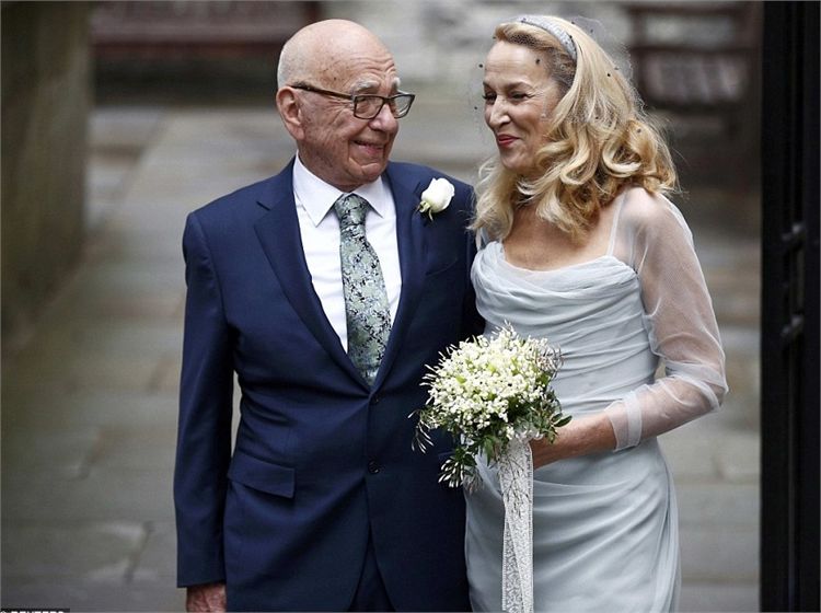 בעושר ועושר: המיליארדר רופרט מרדוק התחתן 4