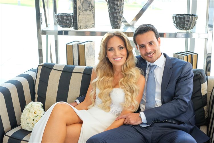 היום המרגש בחייהם: מיכל נוי ומשה חן מתרגשים ומאוהבים (צילום: פריזמה צלמים)