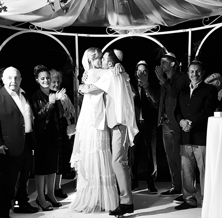 מעכשיו זה לנצח: שביט ויזל ואוהד בן נון בעל ואישה (צילום מסך אינסטגרם: izsak)