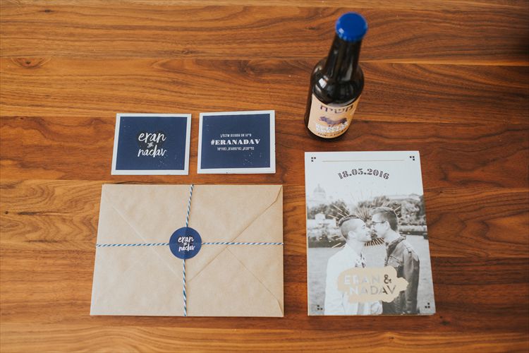 הזמנות יש, אווירה יש, אתם באים? החתונה של ערן לוסטיגר ונדב שטריימר (צילום: לירון אראל)