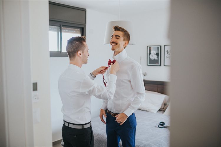 ערן לוסטיגר ונדב שטריימר פותחים את הבוקר (צילום: לירון אראל) 