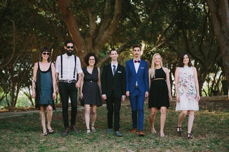 ותודה לחברים הקרובים שהביאנו עד הלום, מתוך צילומי החתונה של ערן לוסטיגר ונדב שטריימר (צילום: לירון אראל)