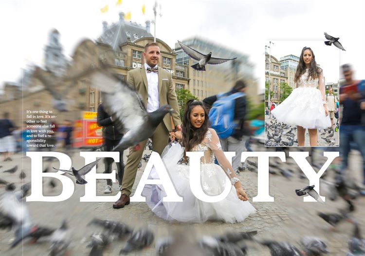 לראות ולקנא: זוג טס לאמסטרדם לתמונות חתונה 11