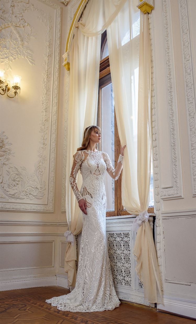 אצילי ולוהט: שמלות כלה בסגנון הסקנד סקין 12