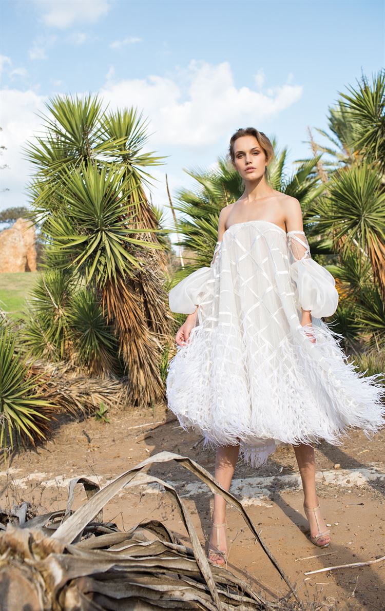 לראות ולהתאהב: שמלות כלה בסגנון קצר וקולע 2