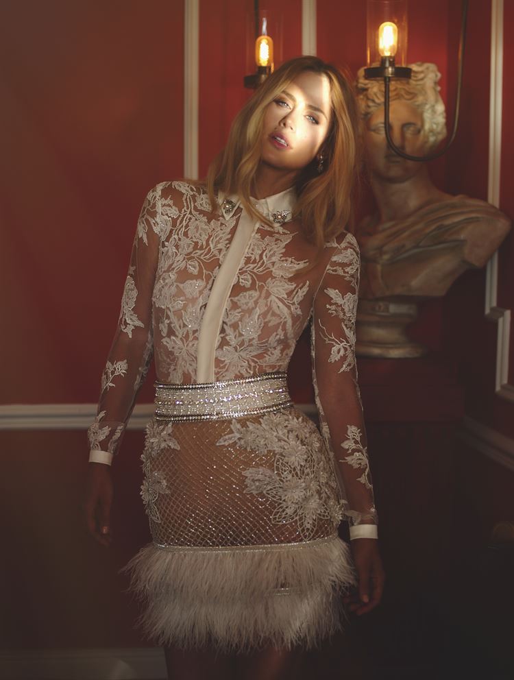 לראות ולהתאהב: שמלות כלה בסגנון קצר וקולע 8