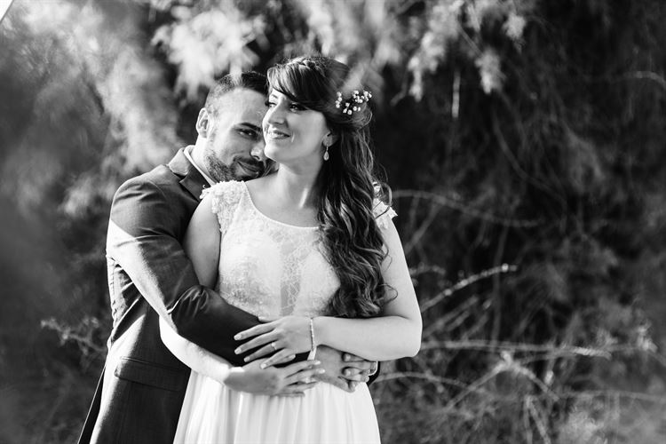 אושר עילאי בדרך לחופה, החתונה של אודליה עובד וסער קוריאל (צילום: מארק צורף)