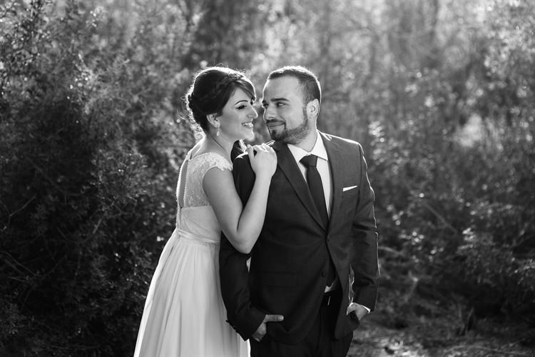 חברים כבר מתקופת מהתיכון, החתונה של אודליה עובד וסער קוריאל (צילום: מארק צורף)