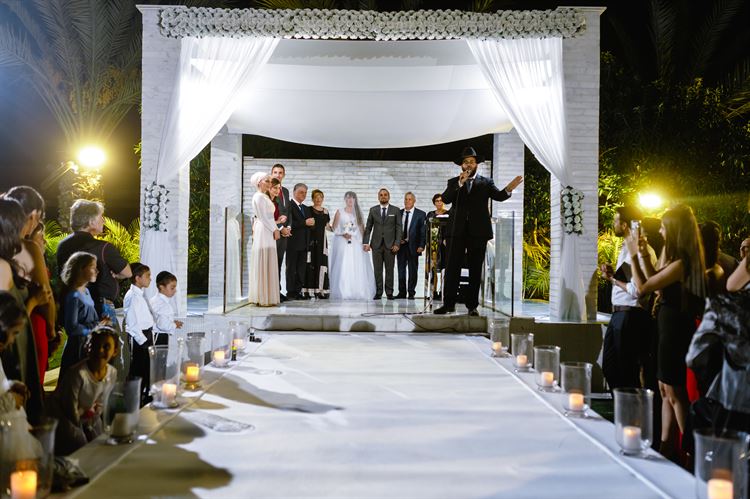 החתונה של אודליה עובד וסער קוריאל (צילום: מארק צורף)