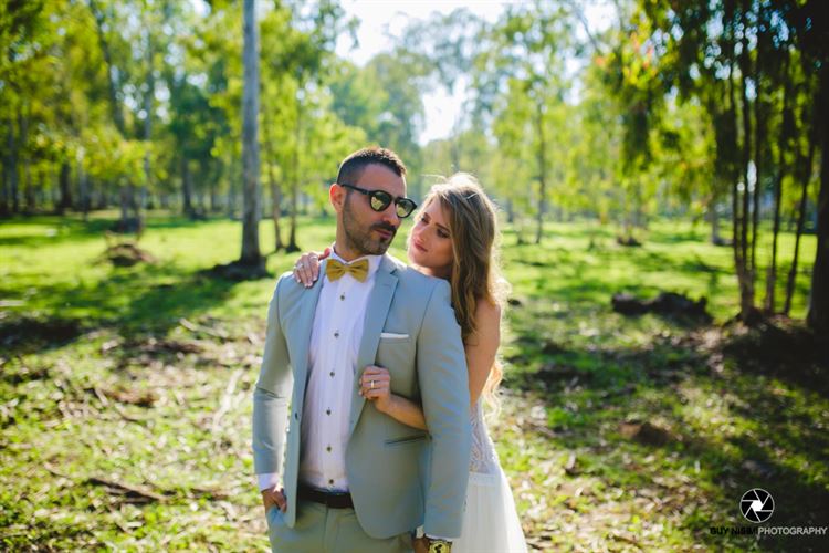 צילומים פסטורליים באווירה נינוחה, החתונה של רוני אלברט וסהר שי (צילום: גיא ניסים)