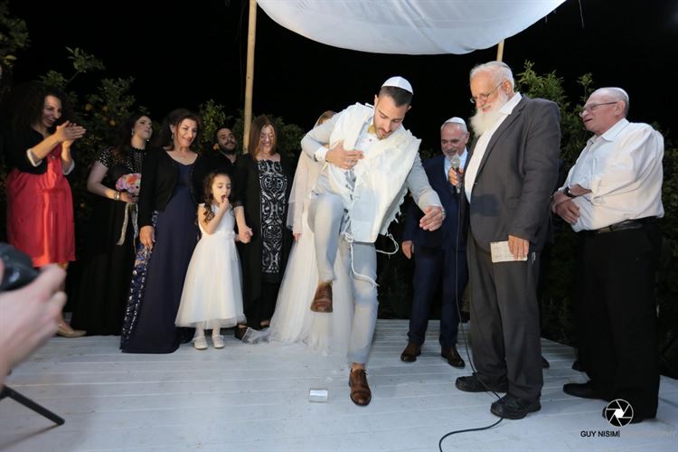  הרי את, החתונה של רוני אלברט וסהר שי (צילום: גיא ניסים)