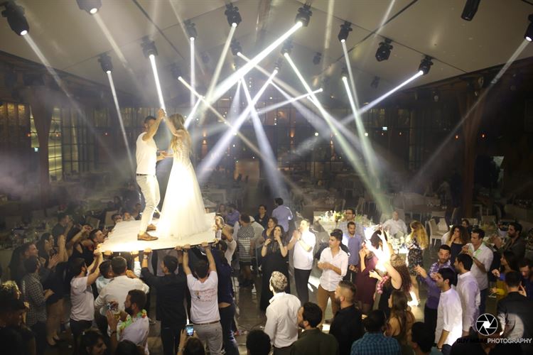 רק לא ליפול, החתונה של רוני אלברט וסהר שי (צילום: גיא ניסים)