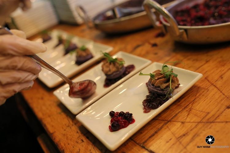 חוויה קולינרית משובחת באלכסנדר, החתונה של רוני אלברט וסהר שי (צילום: גיא ניסים)