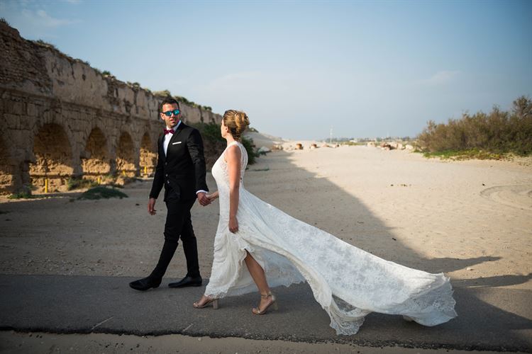 יד ביד, החתונה של ליטל לוין ויונתן נחמד (צילום: זה וזו)