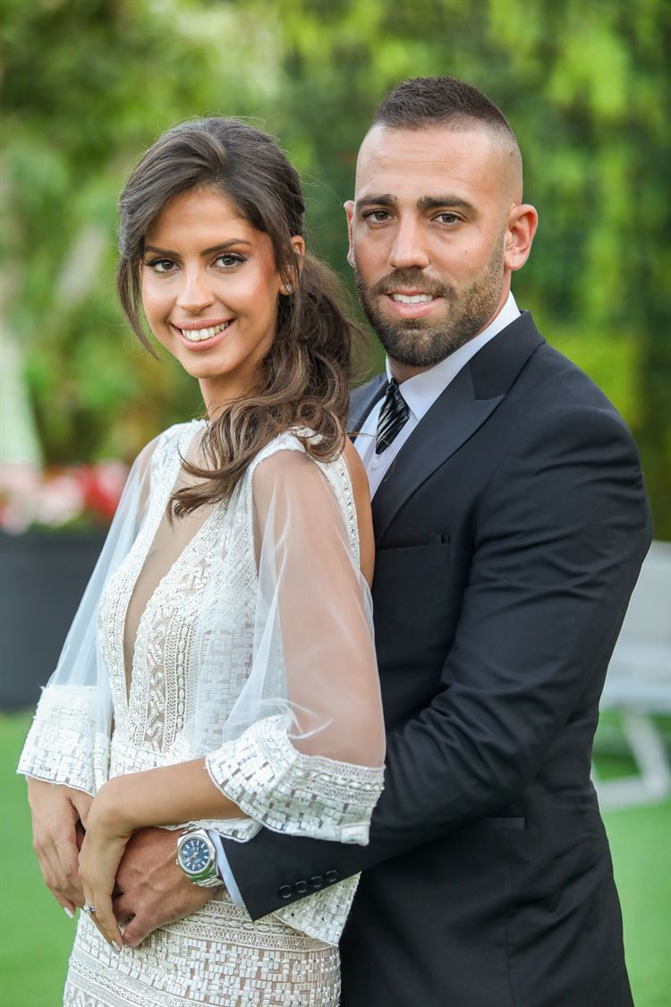 מחויכים ומאושרים, החתונה של מור ספריאל ותומר הברמן (צילום: שלומי צור)