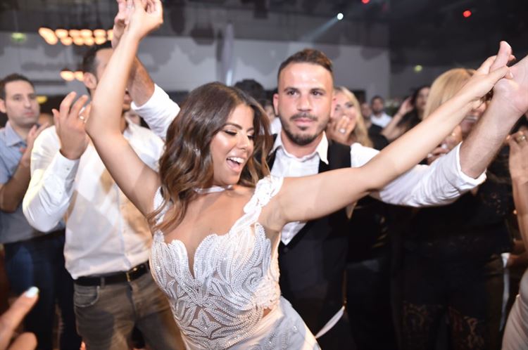 לזה קוראים אהבה, החתונה של אמלי מימון ועדין תייר בסיטרוס (צילום: בני טפירו)