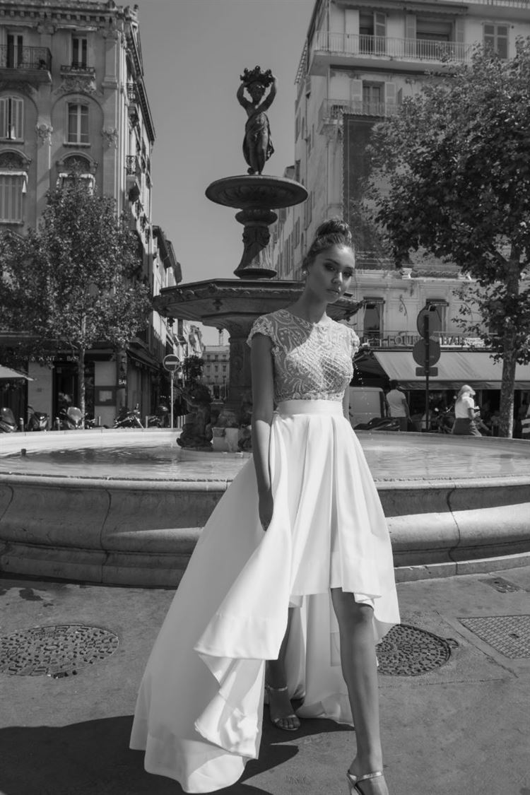 לא מתיישרות: שמלות כלה א-סימטריות 5