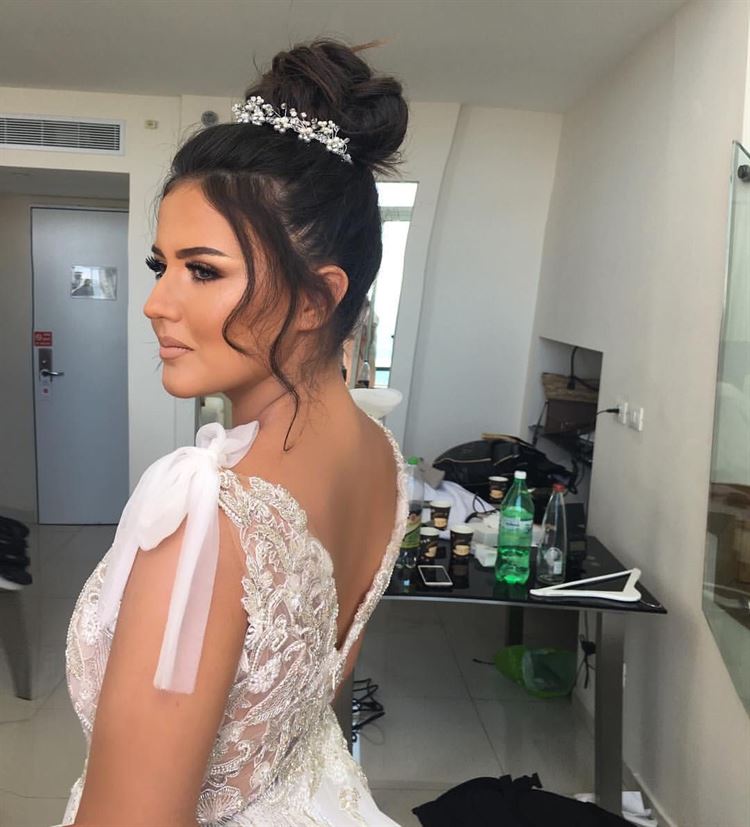 לוק כלתי מיוחד, החתונה של דניאלה פרץ ורותם מלכה (צילום: באדיבות הכלה)