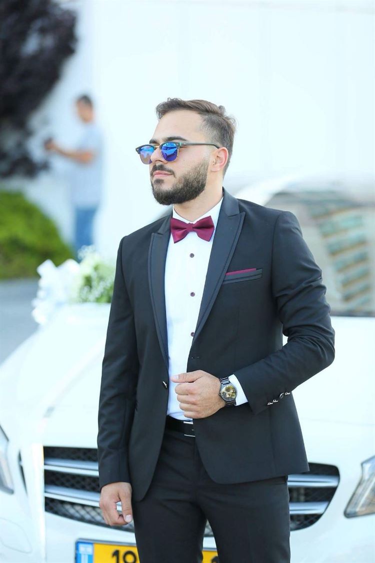 חתן מלא בסטייל, חליפת חתן בעיצוב המותג 'דון אמור' (צילום: אושרי אלימלך)