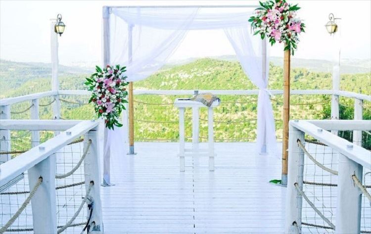 מי היה מוותר על חופה כזאת? מסעדת פיצ'ונקה (צילום: יחצ)