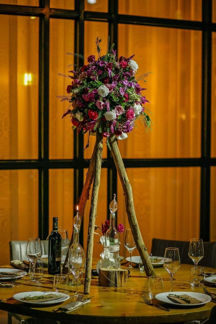 עיצוב קסום ומיוחד בחתונה של נוי שמש וארתור אוקונוב (צילום: רן שיינברגר)