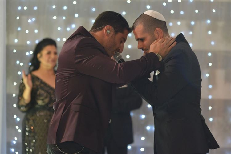 החתונה של דניאל חיים ודור גרושקביץ (צילום: שלומי ביטון)