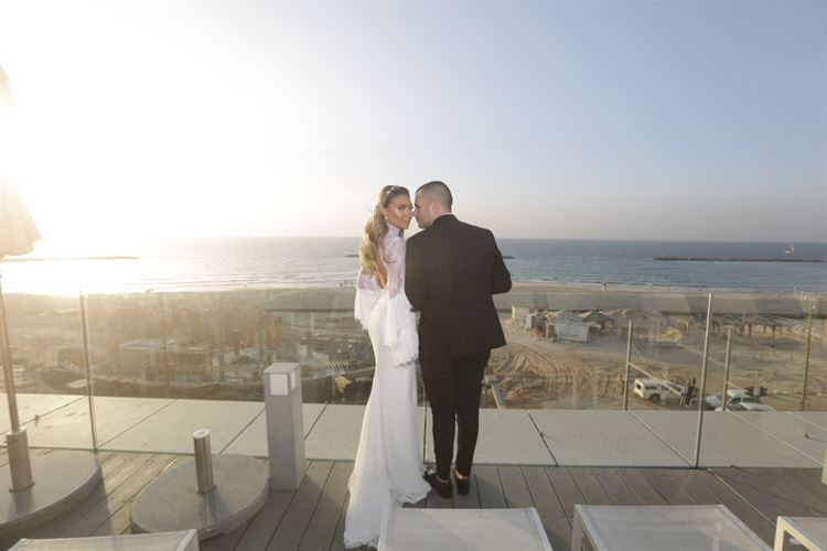 עוד כמה דקות של אור יום, החתונה של דניאל חיים ודור גרושקביץ (צילום: שלומי ביטון)