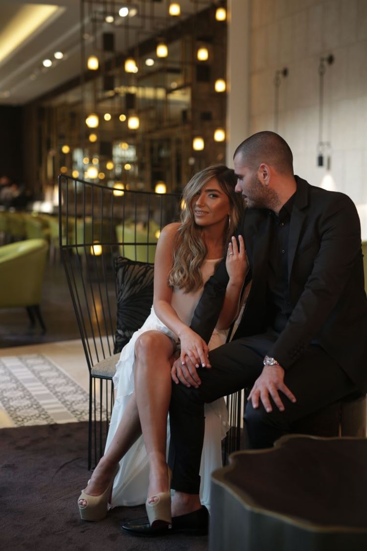 מרגישים את ניצוצות ההתרגשות כבר מהתמונה. החתונה של דניאל חיים ודור גרושקביץ (צילום: שלומי ביטון)