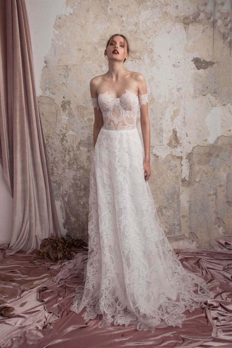 הגיע הזמן לשים סוף ללבן: שמלות כלה בגוונים בהירים 17